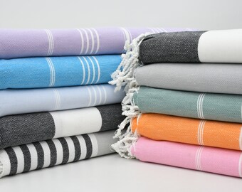 Set of 10 Pcs Towel,Turkish Towel,37"x70"Bulk Towel,Beach Towel,Handmade Towel,Personalized Towel,Yoga Towel,Bridesmaid Towel,Curtian Towel