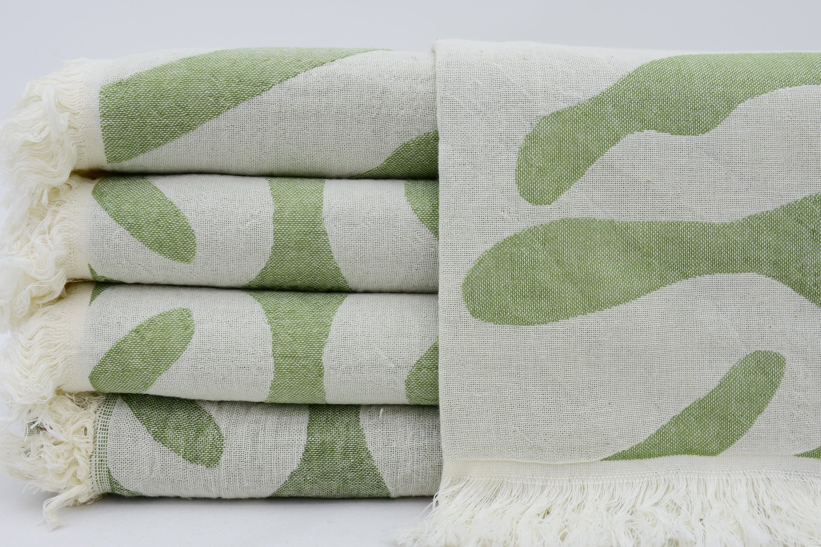 Turkish Towel,Green Towel,Handcrafted Towel,Gift Towel,40"x70",Sunbathing Towel,Hausewarming Towel,Picnic Towel,Curtian Towel,B7-leopar