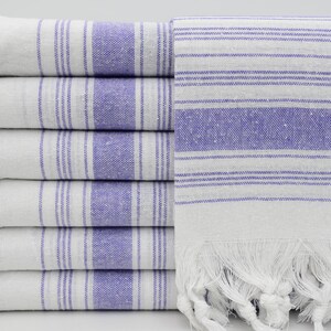 Wholesale Towel,Turkish Towel,Purple Towel,Bath Towel,32&quot;x69&quot;,Handmade Towel,Turkish Peshtemal,Striped Towel,Beach Towel,M1-Saraylı