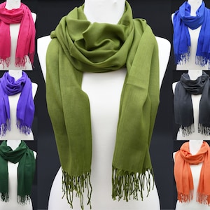 Pashminas for Wedding, Bridesmaid Shawl, Wedding Favors for Guests, Pashmina Scarf, Personalized Gift, Bridesmaid Proposal, Bridal Wrap Gift