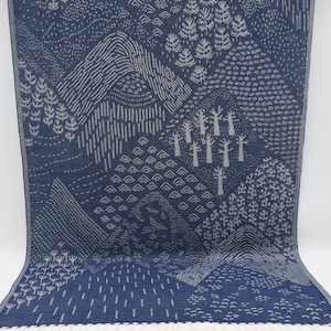 Navy Blue Towel,Soft Towel,Turkish Towel,Turkey Towel,Turkish Peshtemal,40&quot;x70&quot;,Patterned Towel,Cotton Towel,Shower Towel,K1-dağlı
