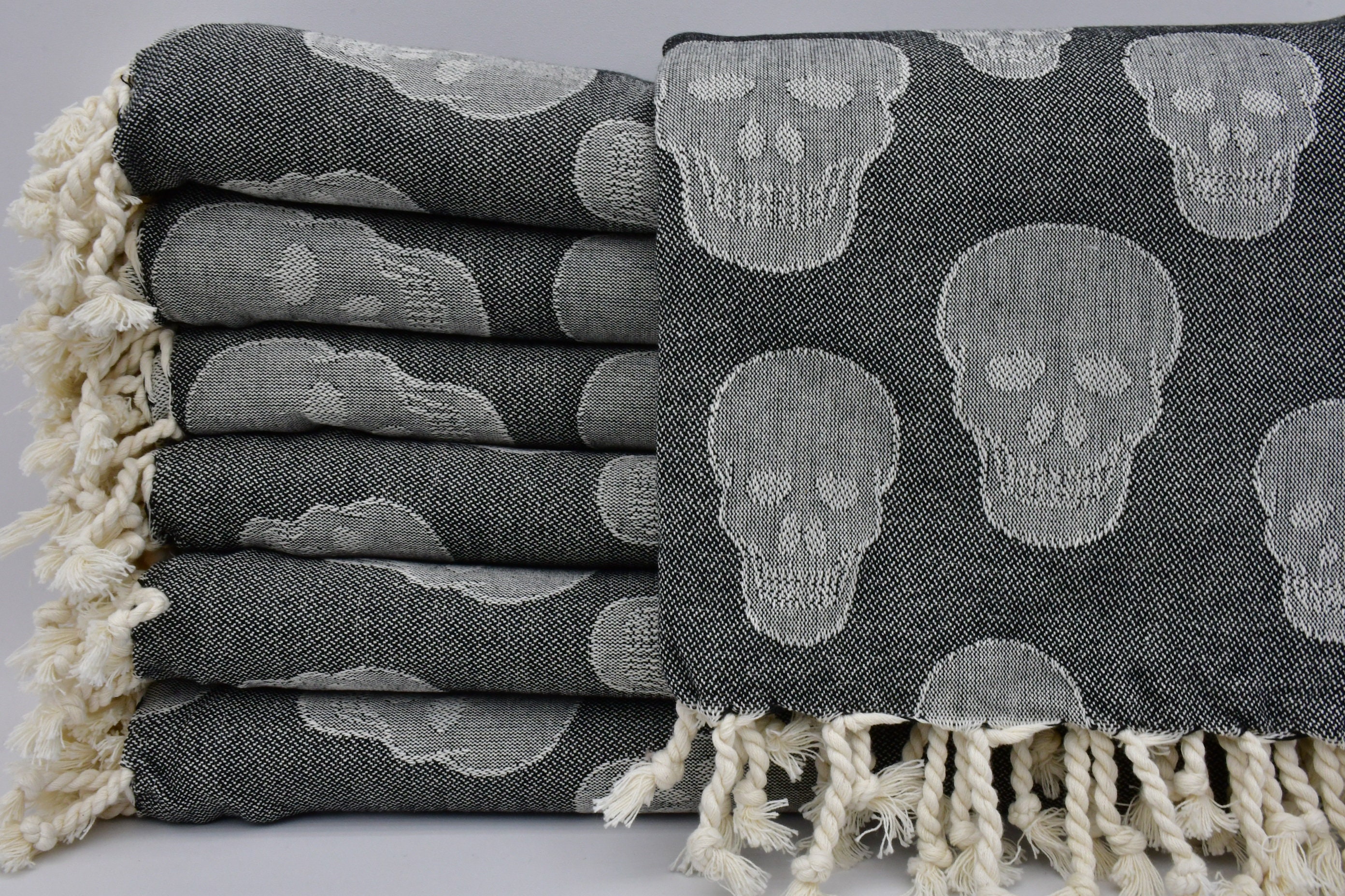 Skull bath towel set hotsell