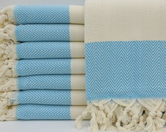 Turkish Towel,Turquoise Towel,Zigzag Towel,Bohemian Towel,Soft Towel,Cotton Peshtemal,Beach Towel,40"x70",Turkey Towel,K3-balıksırtı