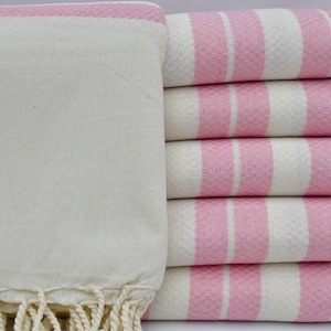 Bathroom Decor Towel,Turkish Towel,Pink Towel,Handmade Towel,40"x70",Turkish Peshtemal,Turkey Towel,Striped Towel,Hammam Towel,B1-izmir