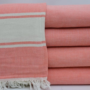 Turkish Blanket,Wholesale Blankets,Orange Blanket,Wedding Throws,Soft Blanket,63&quot;x71&quot;,Turkish Throws,Turkish Bedspread,K2-BordürlüB