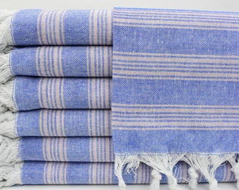 Turkey Towel,Turkish Towel,Thin Towel,Wedding Towel,Bridesmaid Towel,38"x70",Cotton Towel,Spa Towel,Blue And Powder Pink Towel,K3-saraylı