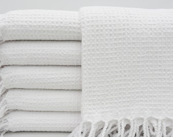 WaffleTowel,34"x70",Turkish Peshtemal,Stonewashed Towel,B9-Waffle