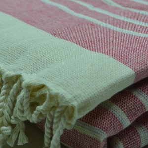 100% Cotton Towel,Peshtemal,Shower Pestemal,Hammam Towel,Red Towel,Peshtemal,Turkish Towel,Beach Towel,Organic Towel,Soft Towel 39"x 70"