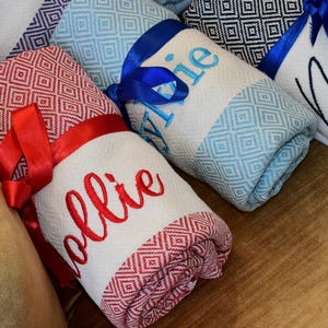 Personalized Beach Towel for Girls Trip, Custom Gifts, Employee Appreciation, Bachelorette Favors, Bridesmaids&#39; Gifts, Christmas Gift