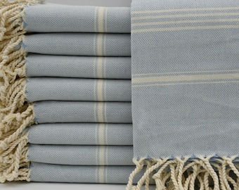 Baby Blue Towel,Turkish Peshtemal,Bohemian Towel,Soft Towel,Turkish Bath Towel,Turkish Towel,Striped Towel,Pool Towel,40"x70",B3-sultan