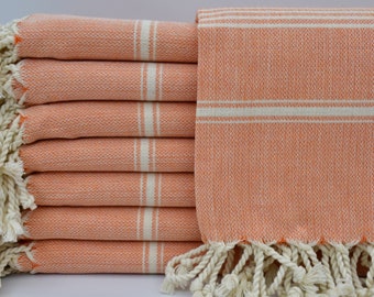 Handwoven Towel,Salmon Towel,Camp Towel,Turkish Towel,40"x70",Bath Towel,Turkish Peshtemal,Curtain Towel,Table Throw,Wedding Towel,B3-sultan