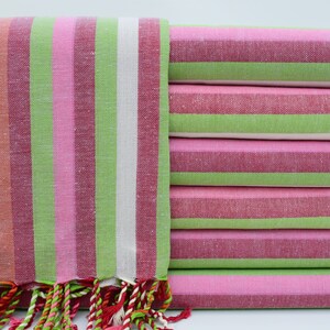 Organic Towel,Turkish Peshtemal,Personalized Towel,Spa Towel,Rainbow Towel,Turkish Towel,Beach Towel,40&quot;x70&quot;,Turkish Bath Towel,K2-gökkuşağı