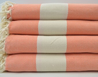 Coperta azteca, coperta fatta a mano, coperta arancione, copriletto, coperta turca, coperta a spina di pesce, 79"x95", coperta turca, coperte, K3-damlaB