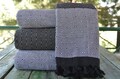 79"x95" Black And White Blanket,Bohemian Towel,Large Towel,Bed Rug,100% Cotton Turkish Blanket,King Size Towel,Extra Long Blanket,B2-siyahB product logo