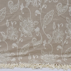 Floral Design Blanket,Beige Blanket,Turkish Blanket,Cotton Blanket,83&quot;x99&quot;,Throw Blanket,Turkish Bedspread,Organic Sofa Blanket,K1-çiçekB