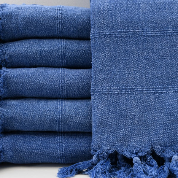 Stone Washed Towel,34"x67",Bath Towel,Saks Blue Towel,Bath Towel,Turkishdowry Towel,Cotton Towel,Turkish Peshtemal,Beach Peshtemal,K2-taş