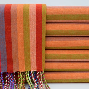 Asciugamano arcobaleno, asciugamano turco, telo da spiaggia, teli da spiaggia, 40"x70", asciugamano biologico, peshtemal turco, arredamento per la casa, telo da bagno turco, K2-gökkuşağı