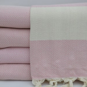 Turkish Blanket,Diamond Blanket,Long Blanket,79"x95",Light Pink Blanket,Throws,Turkish Throw,Beach Throw,Handmade Blanket,K3-elmasB