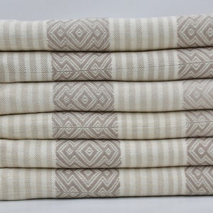 Serviette turque,Peshtemal turc, 40 x 70 po. Serviette dinde, Serviette beige, Serviette en coton, Serviette de peshtemal, Serviette de sauna, Peshtemals, Serviette de spa, B4-azra