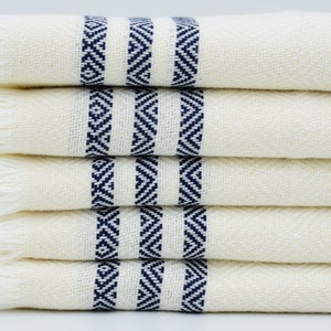 Dark Navy Napkin,Turkish Napkin Towel,Turkish Peshkir,Gift Hand Towel,Dish Towel,Kitchen Towel,Home Decor,11&quot;x19&quot;,Face Towel,M5-kesikelmasP