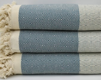 Gift Bedspread,Turkish Bedspread,Brown Blanket,Cotton Blanket,79x97,Turkish Blanket,Traditional Blanket,Sofa Cover Blanket,B2-KumB
