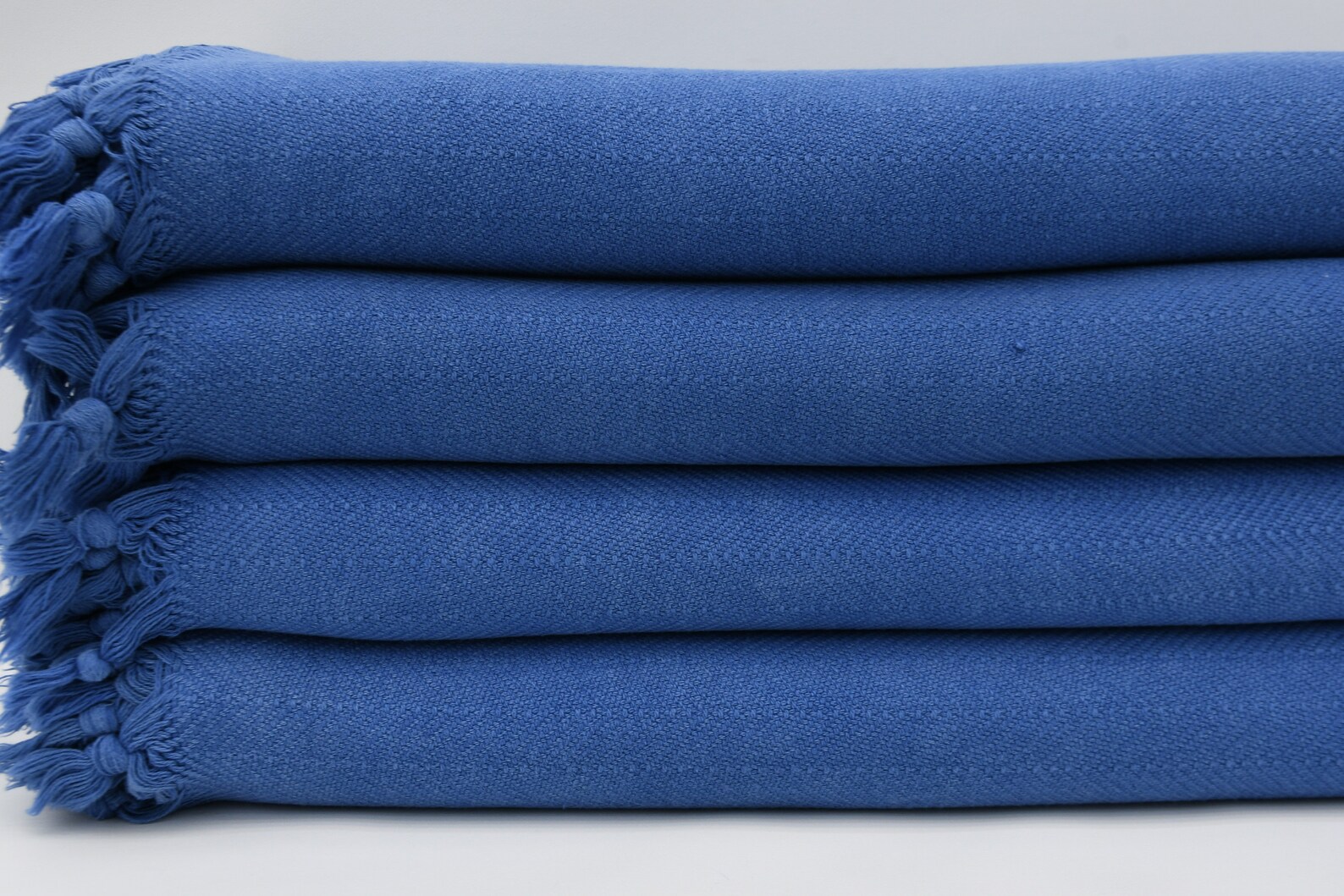 Navy Blue Blanketstone Washed Blanketsoft Throwturkish Etsy