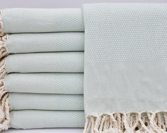 Mint Towel,Gift Towel,Turkish Towel,Turkish Peshtemal,36"x70",Turkey Towel,Bath Towel,Handwoven Towel,Yoga Towel,Decorative Towel,K2-çiftyüz