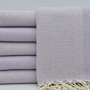 Turkish Towel,Turkish Bath Towel,Gift Towel,Wedding Towel,Wholesale Towel,Spa Towel,38&quot;x67&quot;,Turkish Peshtemal,Light Lilac Towel,B1-Yansıma