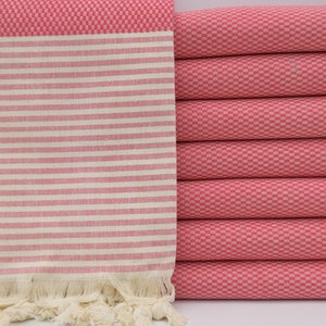 Turkish Towel,Handmade Towel,Bath Peshtemal,Peshtemal Towel,Cottn Towel,Fuchsia Towel,Spa Towel,40&quot;x70&quot;,Turkey Towel,Peshtemal,M1-helen