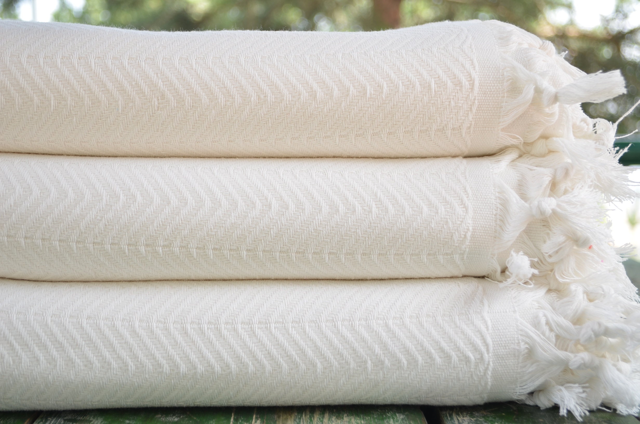 White cotton blanket sale