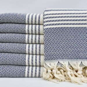 Dark Navy Towel,Cotton Towel,Festival Towel,Sofa Cover,Bohemian Towel,Peshtemal,Bath Towel,Turkish Towel,40&quot;x70&quot;,Turkish Peshtemal,K3-hasır