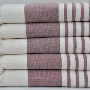Turkish Towel,Burgundy Towel,Wedding Towel,Wholesale Towel,Terry Towel,Towels,38&quot;x67&quot;,Bath Towel,Spa Towel,Decorative Towel, B9-terry