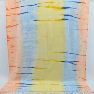 Batik Towel,Handmade Towel,Turkish Towel,Dye Beach Towel,38&#39;&#39;x65&quot;,Dip Dye Batik Towel,Colorful Towel,Surfer Beach Towel,B1-batik62
