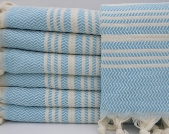 Kitchen Towel,Head Towel,Face Towel,Hand Towel,18"x40",Turkish Hand Towel,Tea Towel,Towels,Turquoise Hand Towel,Turkish Towel,K3-hasırH