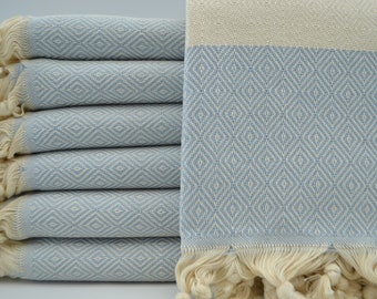 Baby Blue Towel,Bath Peshtemal,Pool Peshtemal,Beach Peshtemal,Turkish Towel,Diamond Towel,Towel,Cotton Peshtemal,40"x70",Peshtemal,M1-elmas