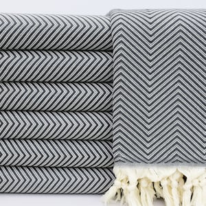 Dunkelgraue Decke,Türkische Decke,Decken Und Überwürfe,Sofa Dekor,80 &#39;&#39; x 95 &#39;&#39;,Türkische Tagesdecke,Fischgrätendecke, Wohnkultur,BD-DamlaB