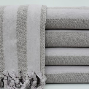 Turkish Towel,Stonewashed Towel,Turkish Bath Towel,38&quot;x70&quot;,Throw Towel,Shower Towel,Gray Towel,Turkish Peshtemal,Unique Towel,K2-TPetek