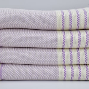 Turkish Throw,Beach Throw Blanket,Lilac Blanket,Quality Throw,Throw Blanket,83&#39;&#39;x90&#39;&#39;Turkish Blanket,Bedspread Blanket,Soft Throw,BD-nazarB