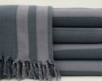 Turkish Bath Towel,Turkish Towel,Stonewashed Towel,Boho Towel,38"x70",Handmade Towel,Black Towel,Peshtemal Towel,Unique Towel,K2-TPetek