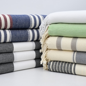 Set of 10 Pcs Towel,Turkish Towel,35&quot;x70&quot;Beach Towel,Hammam Towel,Personalized Towel,Costomizable Towel,Monogrammed Towel,Bridesmaid Towel