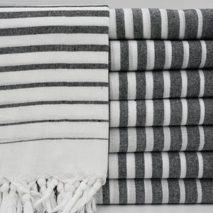 Bath Towel,Turkish Towel,Turkish Peshtemal,Beach Towel,Wholesale Towel,40''x70'',Throw Towel,Spa Towel,Black Towel,Hammam Towel,K2-Gölgeli