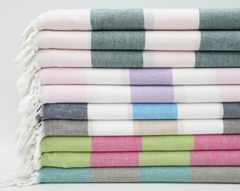 Set of 10 Pcs Towel,Turkish Towel,35"x70"Bath Towel,Hausewarming Towel,Handwoven Towel,Anatolian Towel,Pattern Towel,Tribal Towel,Gift