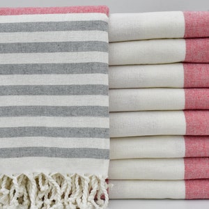 Beach Towel,Red Towel,Spa Towel,Massage Towel,Handmade Towel,40&quot;x65&quot;,Terry Towel,Turkish Peshtemal,Handwoven Towel,Soft Towel,B7-defne