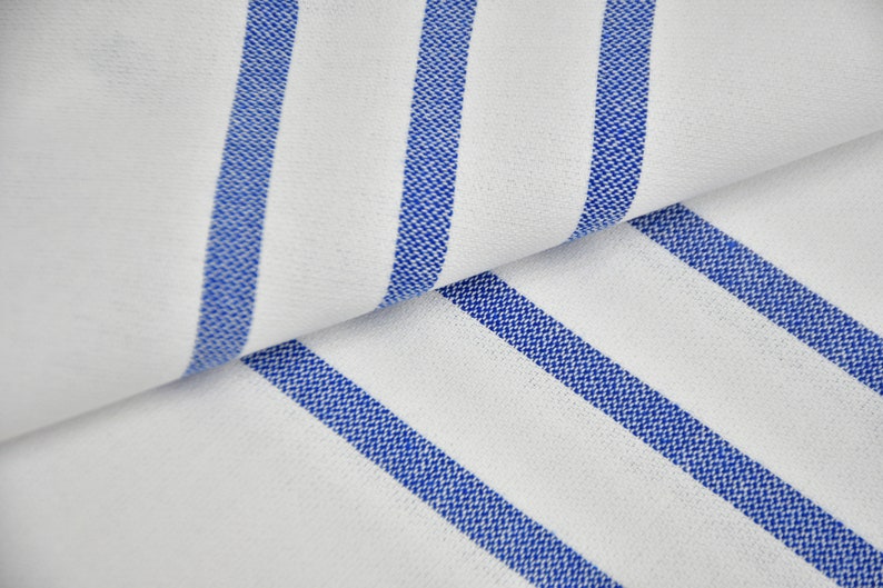 Navy Striped Hand Toweldish Towelturkish Etsy