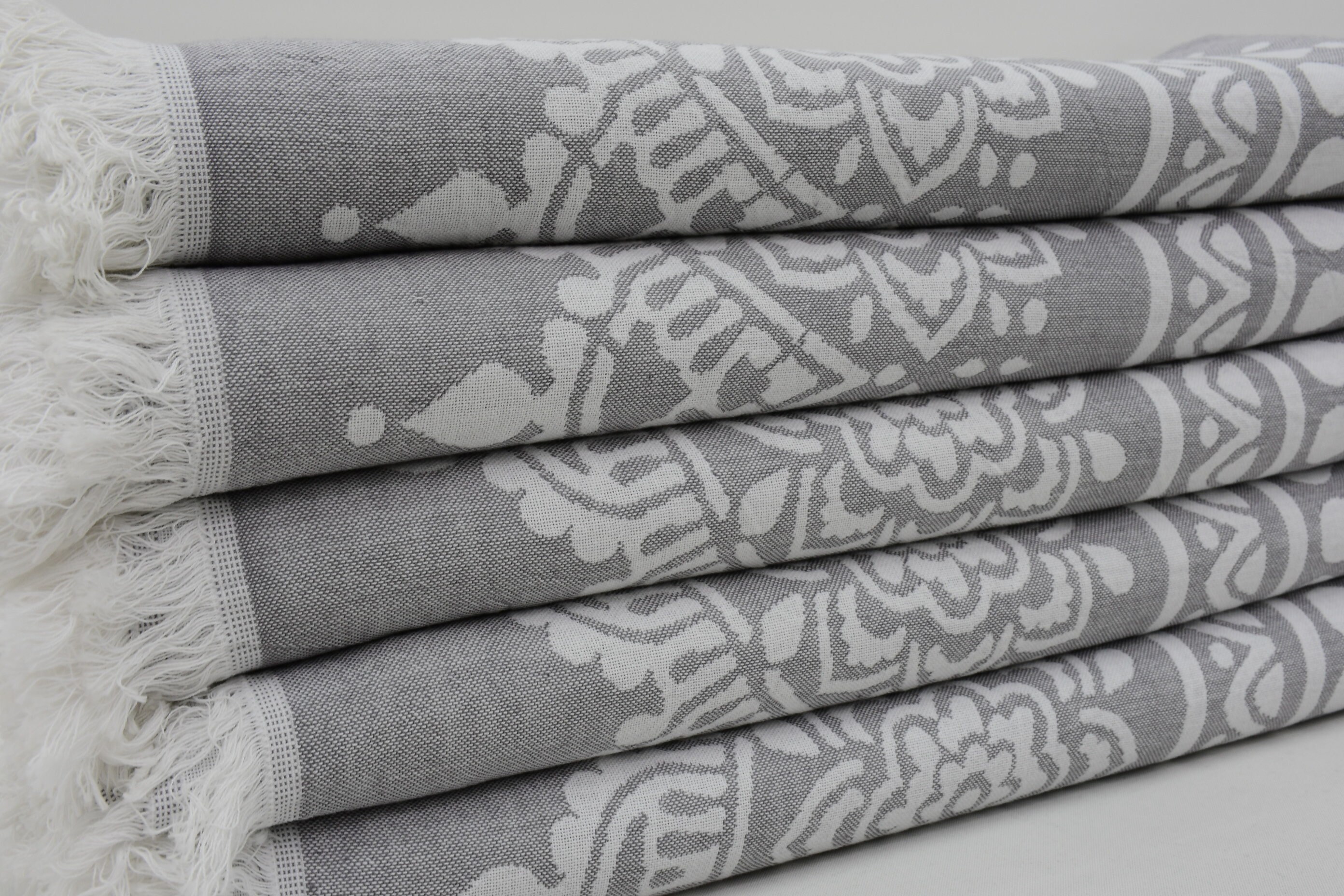 Serviette gris foncé serviette de massage serviette de | Etsy