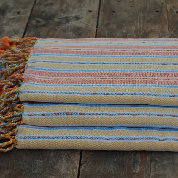 Multicolor Towel,Beach Peshtemal,Peshtemal,Bath Towel,Spa Towel,Towel,Turkish Peshtemal,Cotton Towel,Turkish Towel,l,37"x70",B6-ponpon