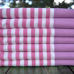 Purple Striped Turkish Towel,100x180cm,Turkish Towel,Turkish Peshtemal,Bohemian Towel,40&quot;x70&quot;, Bath Towel,Pool Towel,Soft Towel,K-marin