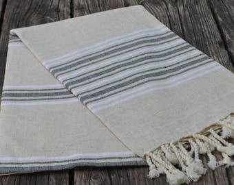 Linen Peshtemal,40&quot;x70&#39;&#39;,Hammam Towel Organic  Peshtemal,Beach Peshtemal,Linen Towel,Turkish Towel,Turkish Peshtemal,Bath Peshtemal,B1-azat
