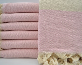 Light Pink Towel,Diamond Towel,Turkish Towel,Towel,Fouta,Bath Peshtemal,Beach Peshtemal,40"x70",Pool Peshtemal,Cotton Peshtemal,M1-elmas