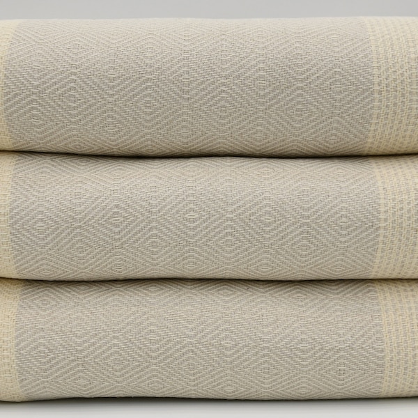 79"x95",Beige And Cream Blanket,Bed Rug,Peshtemal Cover,Turkish Blanket,Sofa Cover,Throw Towel,Beach Blanket,Turkish Towel,B2-nefesB